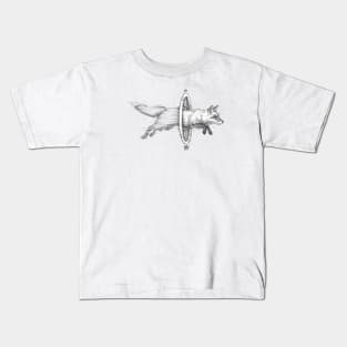 Glitch through the foxhole Kids T-Shirt